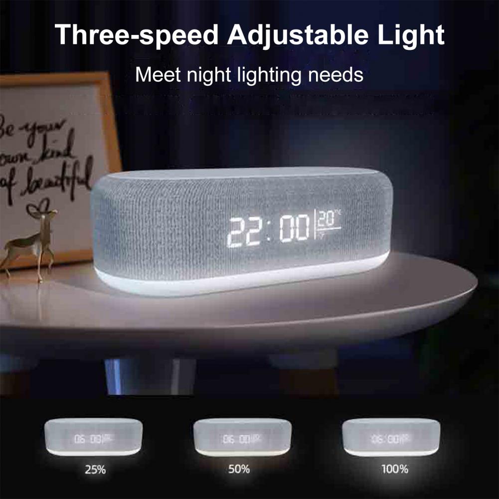Alarm Clock With Wireless Charger