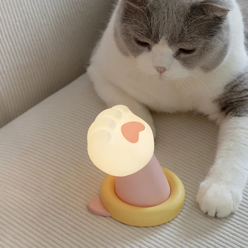 Rechargeable Cat Paw Touch Sensor Lamp